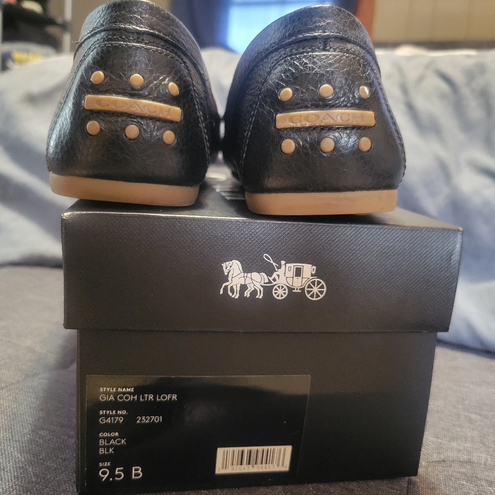Coach Leather Loafers size 9.5B - Picture 3 of 4